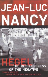 Book Cover for Hegel by JeanLuc Nancy