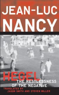 Book Cover for Hegel by JeanLuc Nancy
