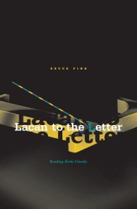 Book Cover for Lacan to the Letter by Bruce Fink