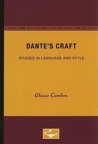 Book Cover for Dante's Craft by Glauco Cambon