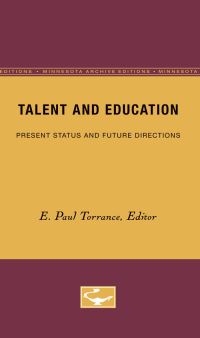 Book Cover for Talent and Education by E Torrance