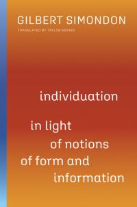 Book Cover for Individuation in Light of Notions of Form and Information by Gilbert Simondon