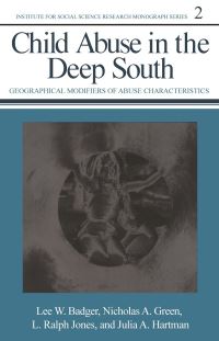 Book Cover for Child Abuse in the Deep South by Lee W Badger, University of Alabama