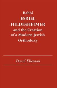 Book Cover for Rabbi Esriel Hildesheimer by David Ellenson
