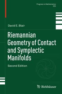 Book Cover for Riemannian Geometry of Contact and Symplectic Manifolds by David E Blair
