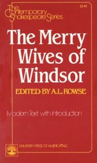 Book Cover for The Merry Wives of Windsor by William Shakespeare, A L Rowse