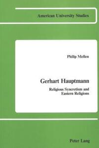 Book Cover for Gerhart Hauptmann by Philip A Mellen