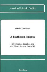 Book Cover for A Beethoven Enigma by Joanna Goldstein