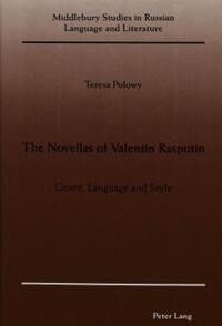 Book Cover for The Novellas of Valentin Rasputin by Teresa Polowy