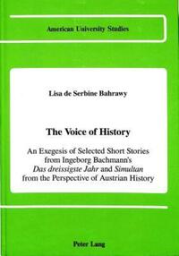 Book Cover for The Voice of History by Lisa de Serbine Bahrawy