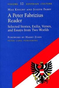 Book Cover for A Peter Fabrizius Reader by Peter Fabrizius, Max Knight, Joseph B Fabry