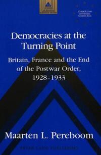Book Cover for Democracies at the Turning Point by Maarten L Pereboom