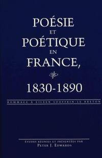 Book Cover for Poésie Et Poétique En France, 1830-1890 by Eileen SouffrinLe Breton, Peter J Edwards