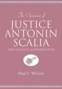 Book Cover for The Opinions of Justice Antonin Scalia by Antonin Scalia, Paul I Weizer