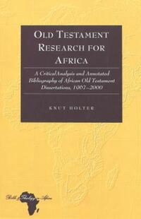 Book Cover for Old Testament Research for Africa by Knut Holter
