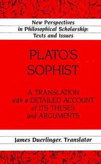 Book Cover for Plato's Sophist by James Duerlinger, Plato