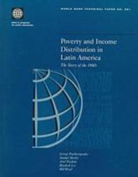 Book Cover for Poverty and Income Distribution in Latin America by George Psacharopoulos