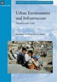 Book Cover for Urban Environment and Infrastructure by Anthony G Bigio, Bharat Dahiya