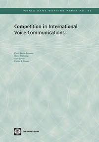 Book Cover for Competition in International Voice Communication by Carlo Maria Rossotto, World Bank