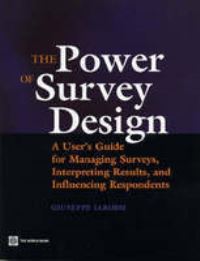 Book Cover for The Power of Survey Design by Giuseppe Iarossi