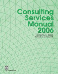 Book Cover for Consulting Services Manual 2006 by World Bank