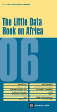 Book Cover for Little Data Book on Africa, 2006 by World Bank