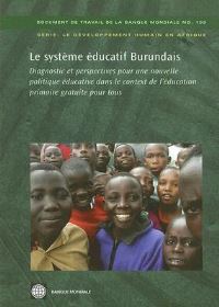Book Cover for Le Système Éducatif Burundais by World Bank