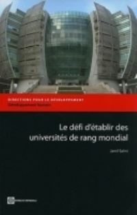 Book Cover for The Le Défi D'établir Des Universités De Rang Mondial by Jamil Salmi