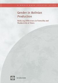 Book Cover for Gender in Bolivian Production by World Bank