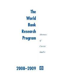 Book Cover for The World Bank Research Program 2008-2009 by World Bank Group