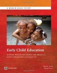 Book Cover for Early Child Education by David K Evans, World Bank