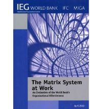 Book Cover for The Matrix System at Work by World Bank