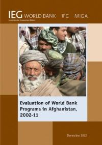 Book Cover for Evaluation of World Bank Programs in Afghanistan, 2002-11 by World Bank