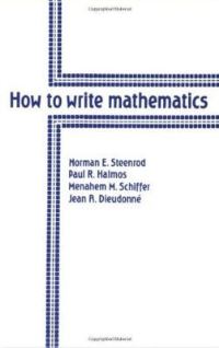 Book Cover for How to Write Mathematics by Norman Earl Steenrod