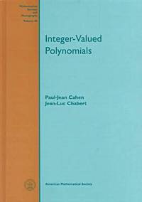 Book Cover for Integer-Valued Polynomials by PaulJean Cahen, JeanLuc Chabert