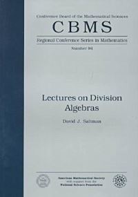 Book Cover for Lectures on Division Algebras by D J Saltman, CBMS Conference on Division Algebras
