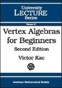 Book Cover for Vertex Algebras for Beginners by Victor G Kac