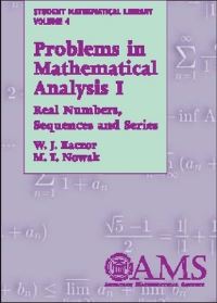 Book Cover for Problems in Mathematical Analysis by W J Kaczor, M T Nowak, American Mathematical Society