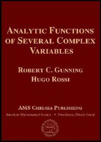 Book Cover for Analytic Functions of Several Complex Variables by R C Gunning, Hugo Rossi