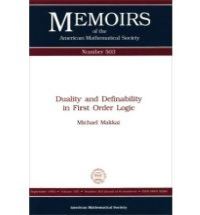 Book Cover for Duality and Definability in First Order Logic by Mihály Makkai