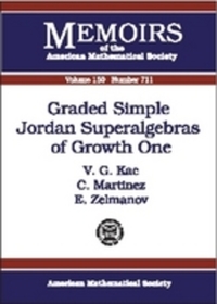 Book Cover for Graded Simple Jordan Superalgebras of Growth One by Victor G Kac, C Martinez, Efim Zelmanov