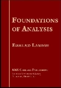 Book Cover for Foundations of Analysis by Edmund Landau, American Mathematical Society