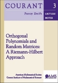 Book Cover for Orthogonal Polynomials and Random Matrices by Percy Deift, Courant Institute of Mathematical Sciences, American Mathematical Society