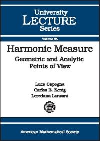 Book Cover for Harmonic Measure by Luca Capogna, Carlos E Kenig, Loredana Lanzani