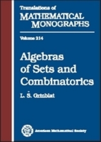 Book Cover for Algebras of Sets and Combinatorics by L S Grinblat, American Mathematical Society