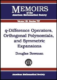 Book Cover for Q-Difference Operators, Orthogonal Polynomials, and Symmetric Expansions by Douglas Bowman