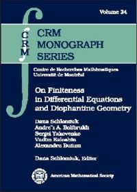 Book Cover for On Finiteness in Differential Equations and Diophantine Geometry by Dana Schlomiuk