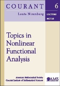 Book Cover for Topics in Nonlinear Functional Analysis by L Nirenberg