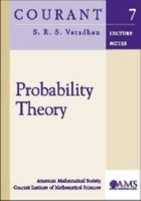 Book Cover for Probability Theory by S R S Varadhan
