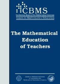 Book Cover for The Mathematical Education of Teachers by Conference Board of the Mathematical Sciences